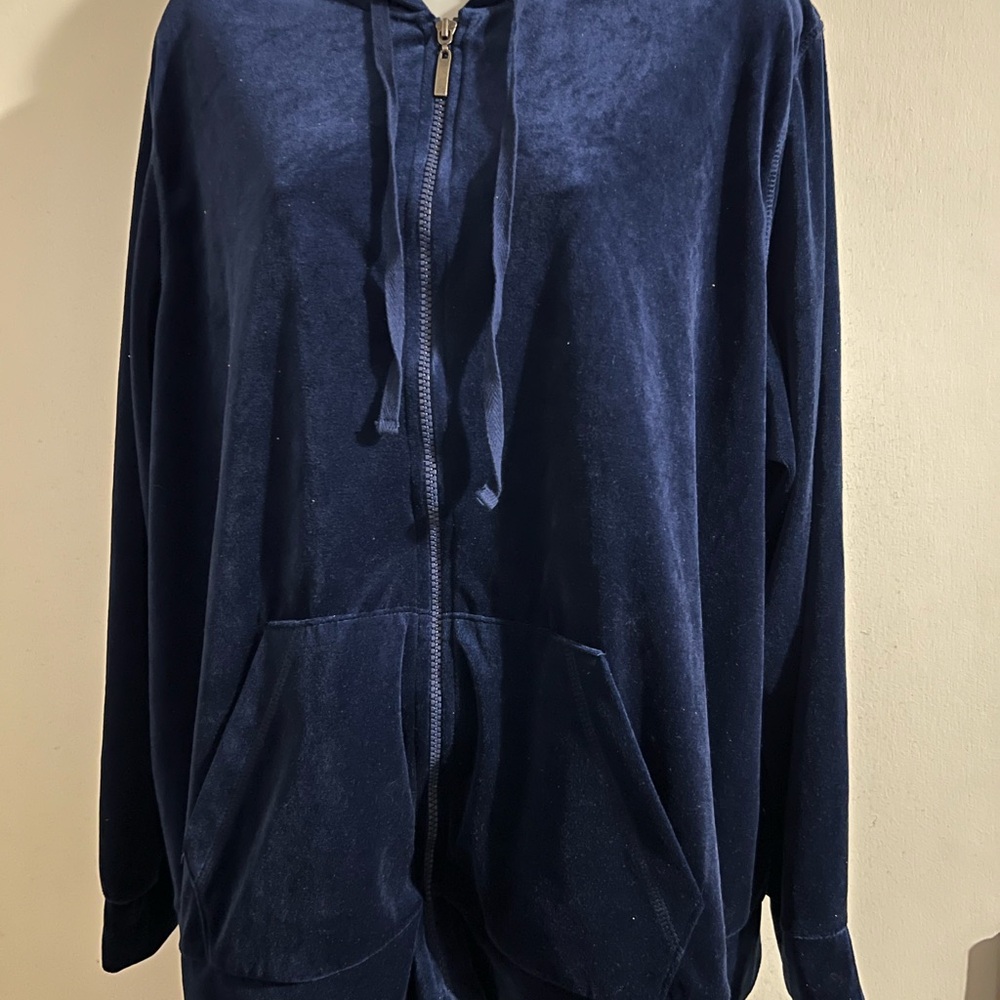 Danskin Now Dark Blue Activewear Jacket 2X - Picture 2 of 8